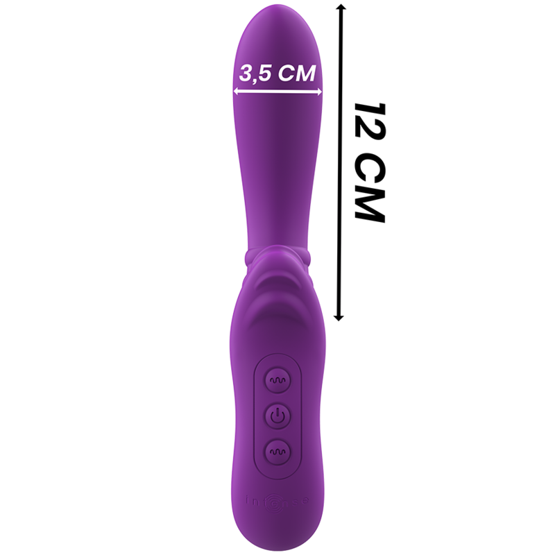 Vibratore Flessibile con Lingua Intense Harry — Viola