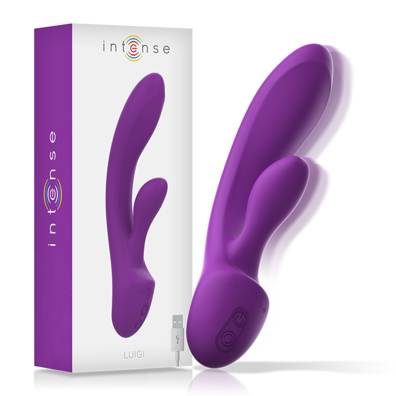 Vibratore Rabbit Intense Luigi — Silicone, Doppia Stimolazione
