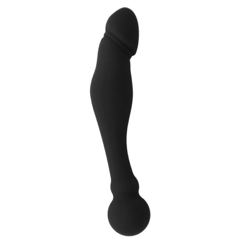 Dildo Realistico Punto G Black&Silver Karl — 18 cm