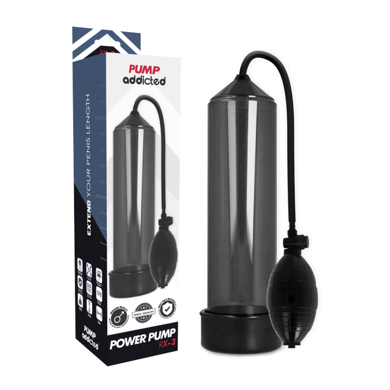 Pompa Pene Pump Addicted RX3 — Nero