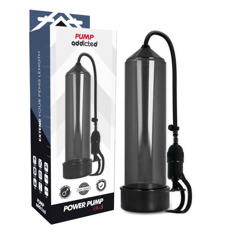 Pompa Pene Pump Addicted RX5 — Nero