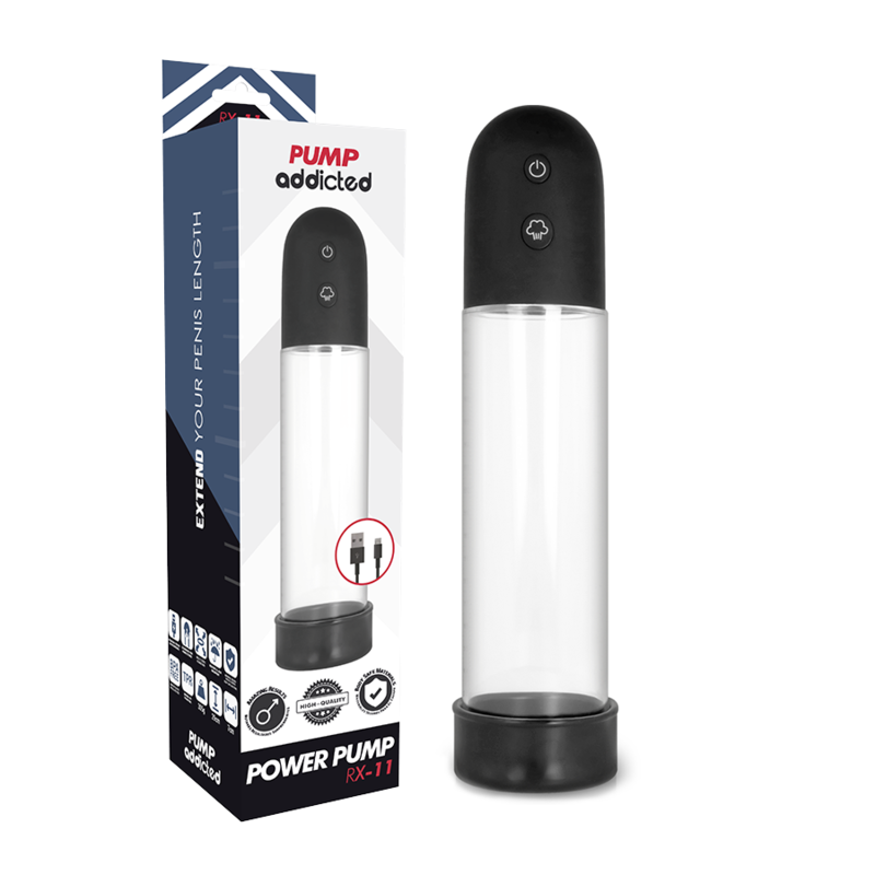 Pompa Pene Automatica Pump Addicted RX11 — Erezione e Ingrandimento