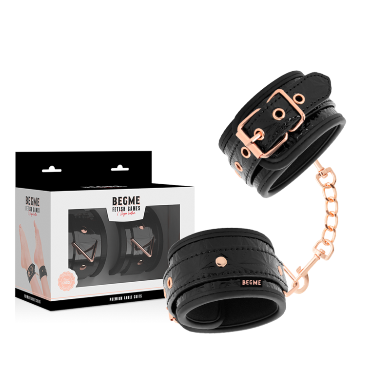 Manette Caviglia BDSM Begme Black Edition — Pelle Vegana
