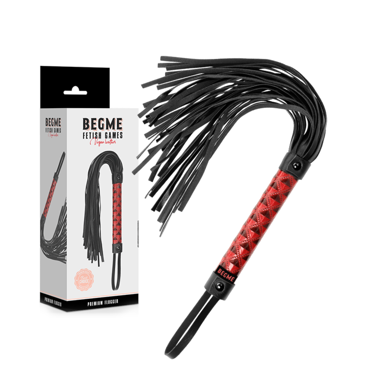 Frusta Bondage Begme Red Edition — Pelle Vegana