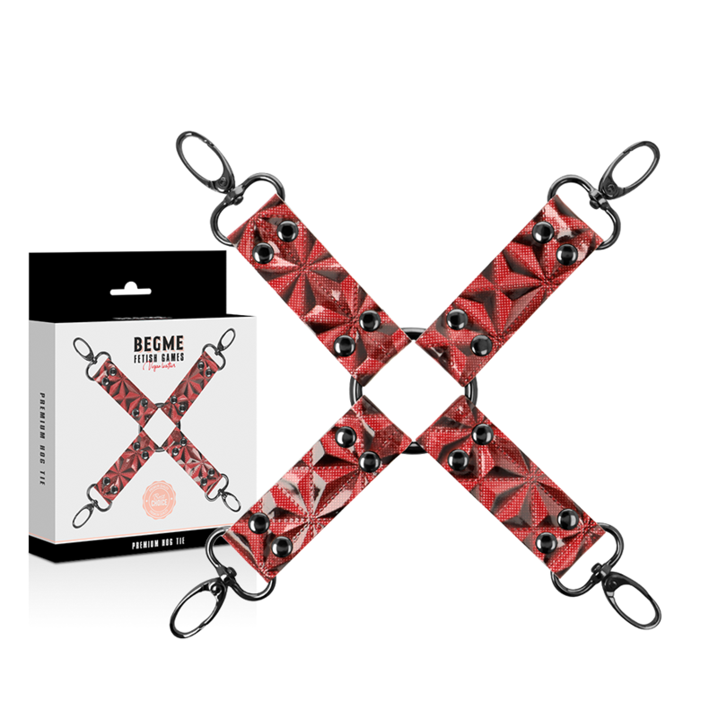 Cravatta Bondage in Pelle Vegana Begme Red Edition