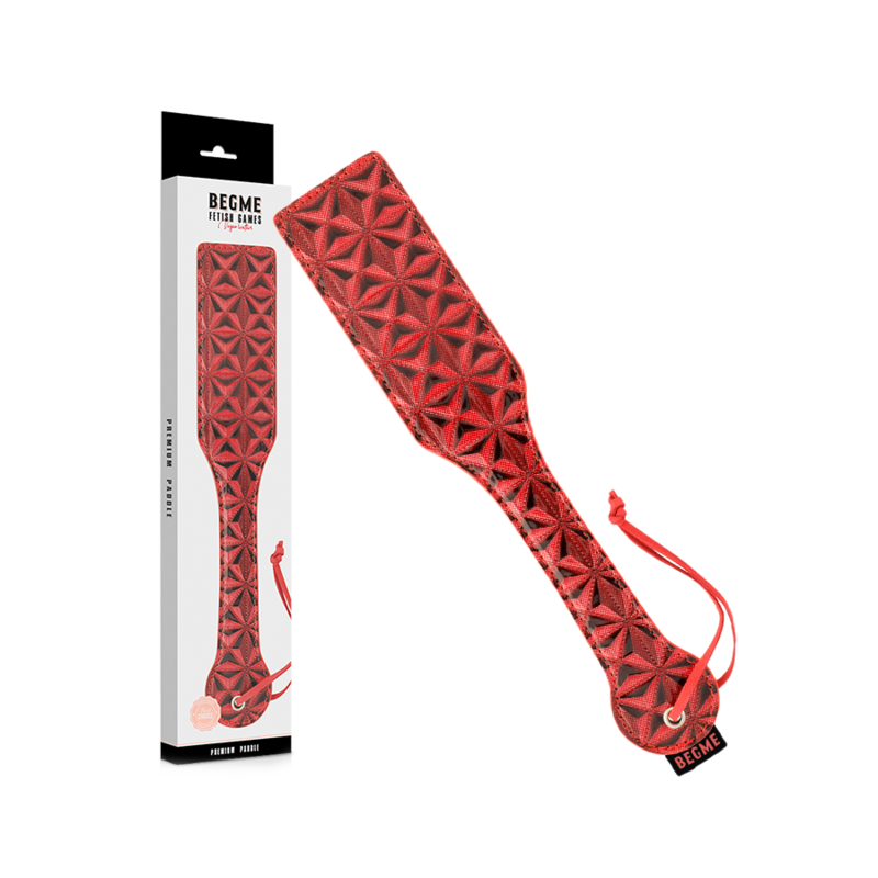 Pala BDSM in Pelle Vegana Begme Red Edition