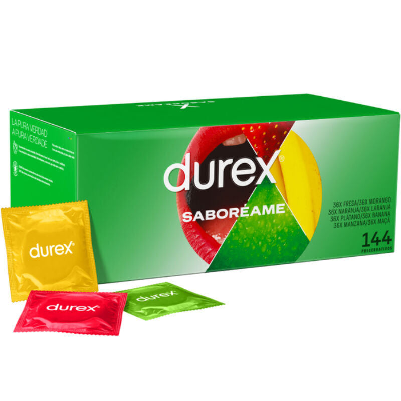 Preservativi Aromatizzati Durex Pleasure Fruits — 144 Unità