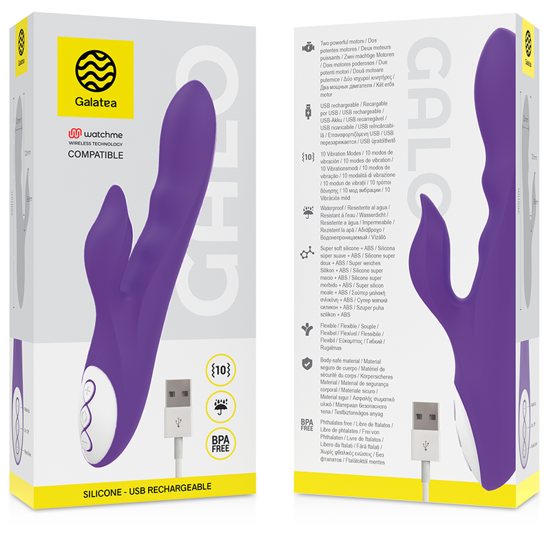 Vibratore Coppia Galatea Galo Lilac — Wireless WatchMe
