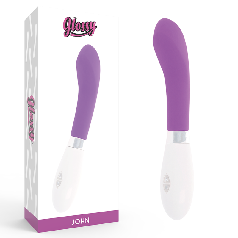 Vibratore Punto G Glossy John — 10 Modalità, Viola