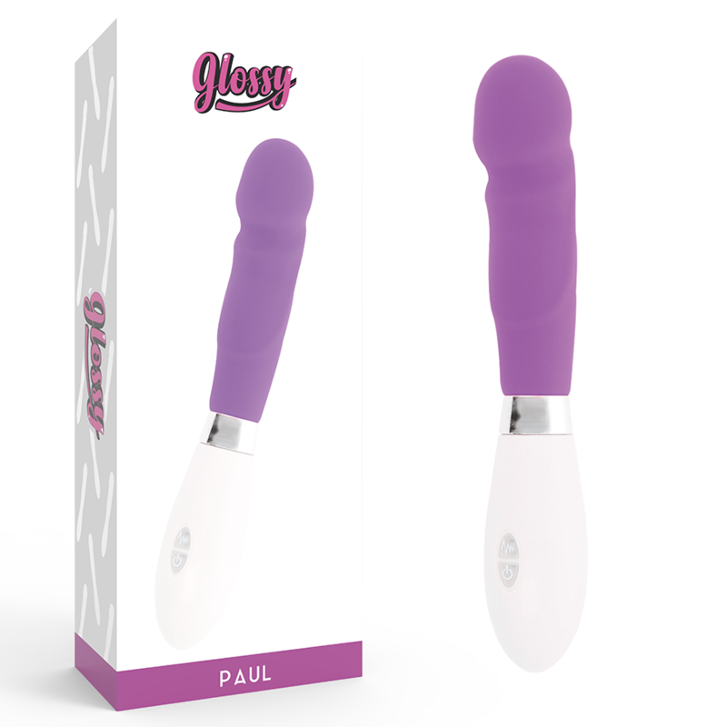 Vibratore Realistico Glossy Paul — 10 Funzioni, Viola