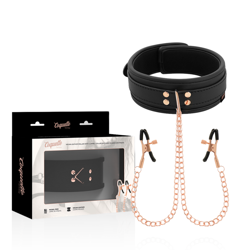 Collana BDSM con Morsetti Capezzoli Coquette Chic Desire