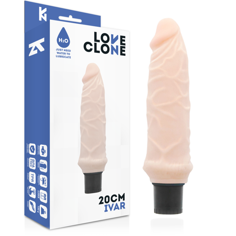 Dildo Realistico Autolubrificante Loveclone Ivar — 20 cm