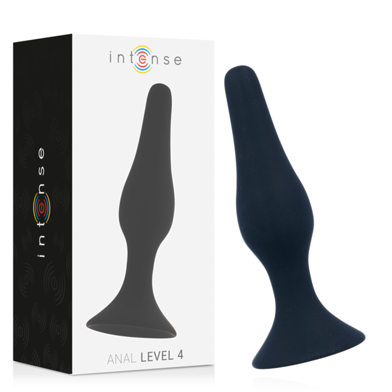 Plug Anale Conico Intense Anal Level 4 — Silicone, 15,5 cm