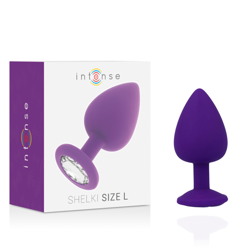 Plug Anale Intense Shelki L — Silicone, Lilla