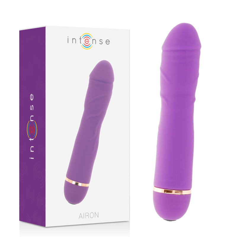 Vibratore Clitoride Intense Airon — Silicone, 20 Velocità, Lilla