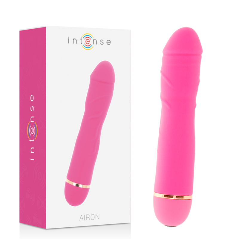 Vibratore Clitoride Intense Airon — Silicone Rosa, 20 Velocità