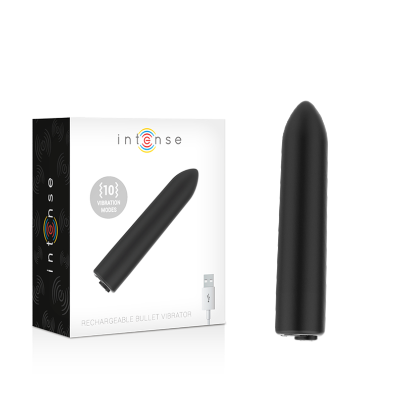 Vibratore Bullet Intense — 10 Modalità, 8,5 cm