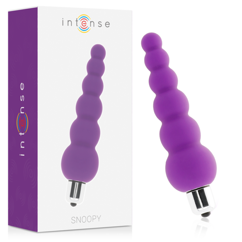 Plug Anale Vibrante Intense Snoopy — Silicone, 7 Velocità, Lilla
