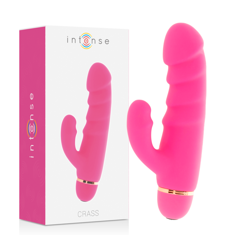 Vibratore Clitoride Intense Rosa Silicone — 20 Velocità