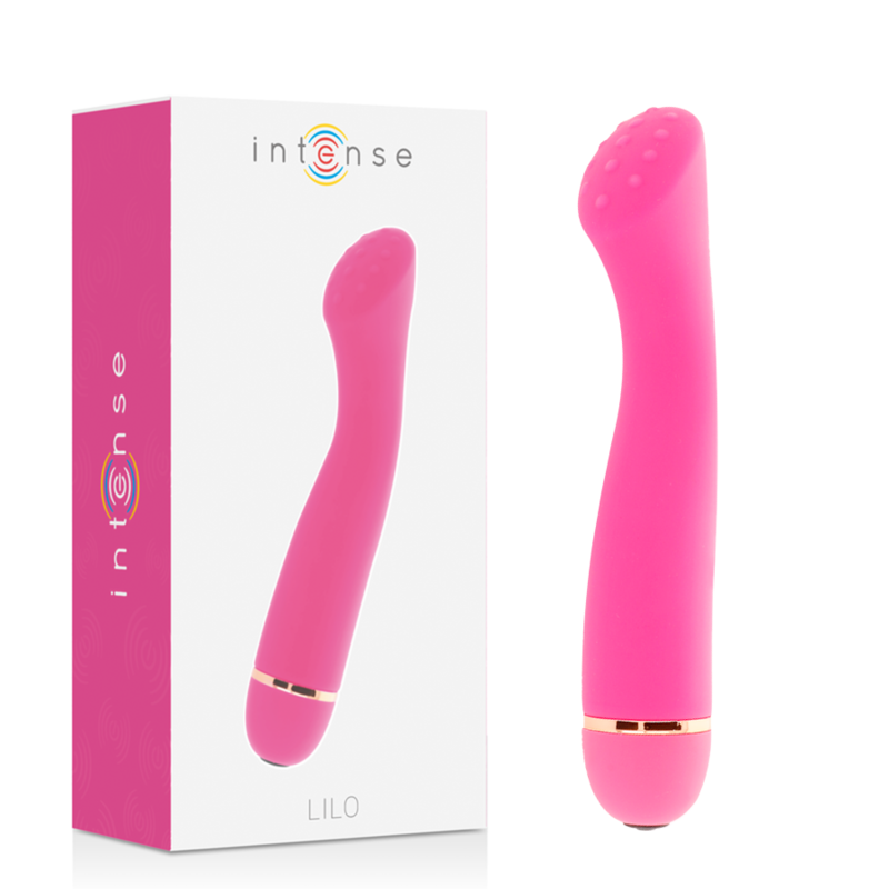 Vibratore Clitoride Intense Lilo — Silicone Rosa, 20 Velocità