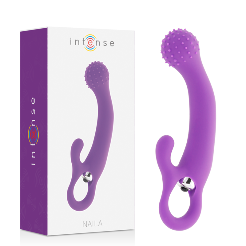 Vibratore Rabbit Punto G Intense Naila — Silicone, Lilla