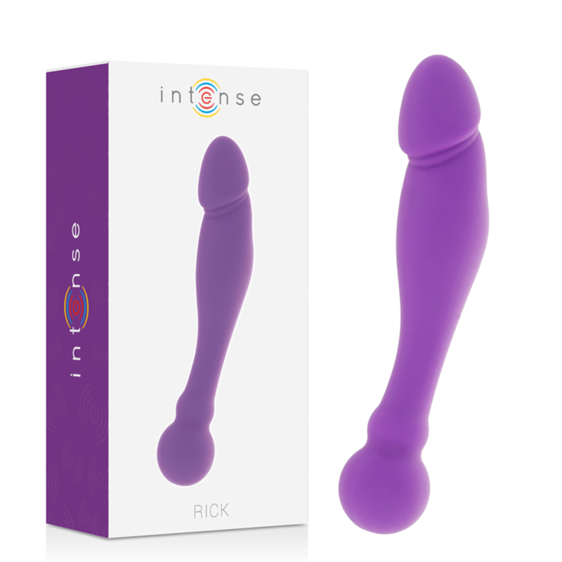 Dildo Doppio Stimolante Intense Rick Dual — Silicone, Lilla