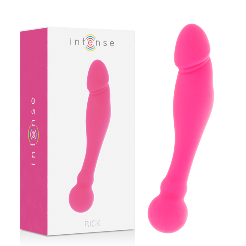 Dildo Doppio Stimolatore Clitoride Intense Rick Dual — Silicone