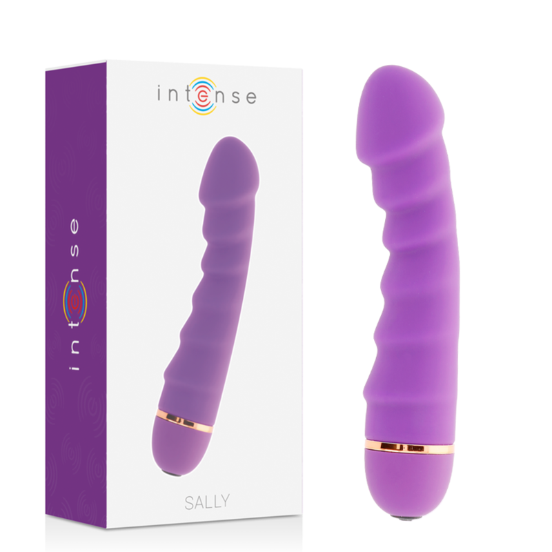 Vibratore Clitoride Intense Sally — Silicone, 20 Velocità, Lilla