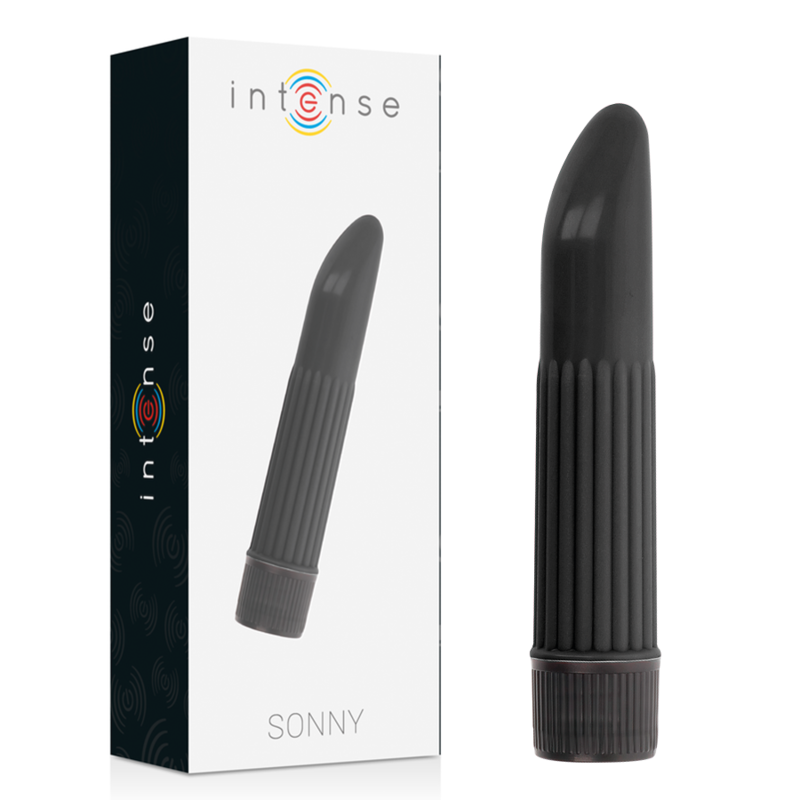 Vibratore Wand Intense Fun Toys Sonny — 13,5 cm, Nero