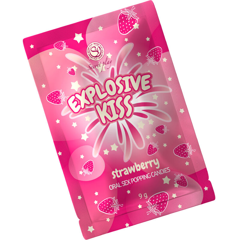 Caramelle Scoppiettanti per Sesso Orale Secretplay — Fragola