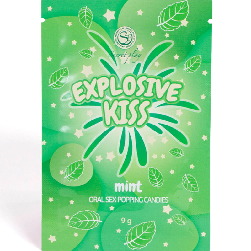 Caramelle Scoppiettanti per Sesso Orale Secretplay — Menta