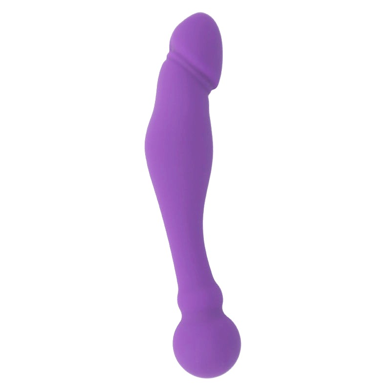 Dildo Doppio Stimolante Intense Rick Dual — Silicone, Lilla