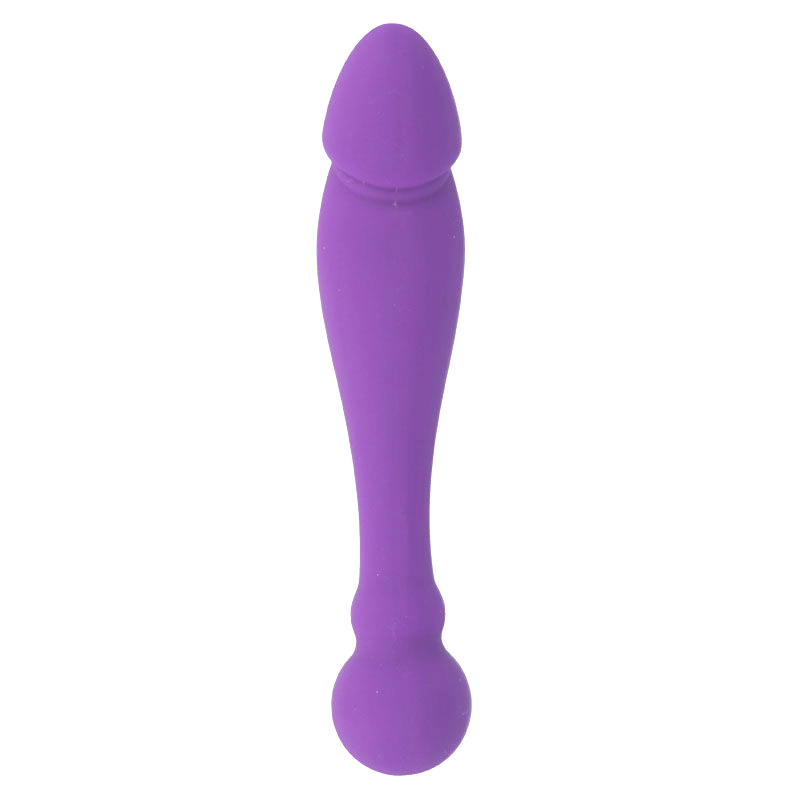 Dildo Doppio Stimolante Intense Rick Dual — Silicone, Lilla