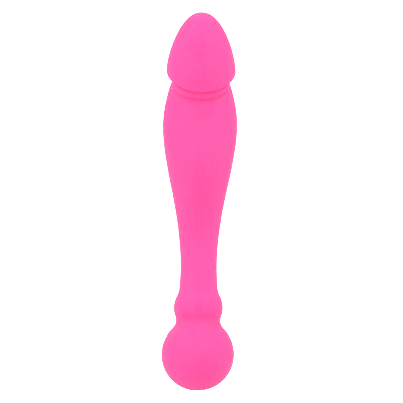 Dildo Doppio Stimolatore Clitoride Intense Rick Dual — Silicone
