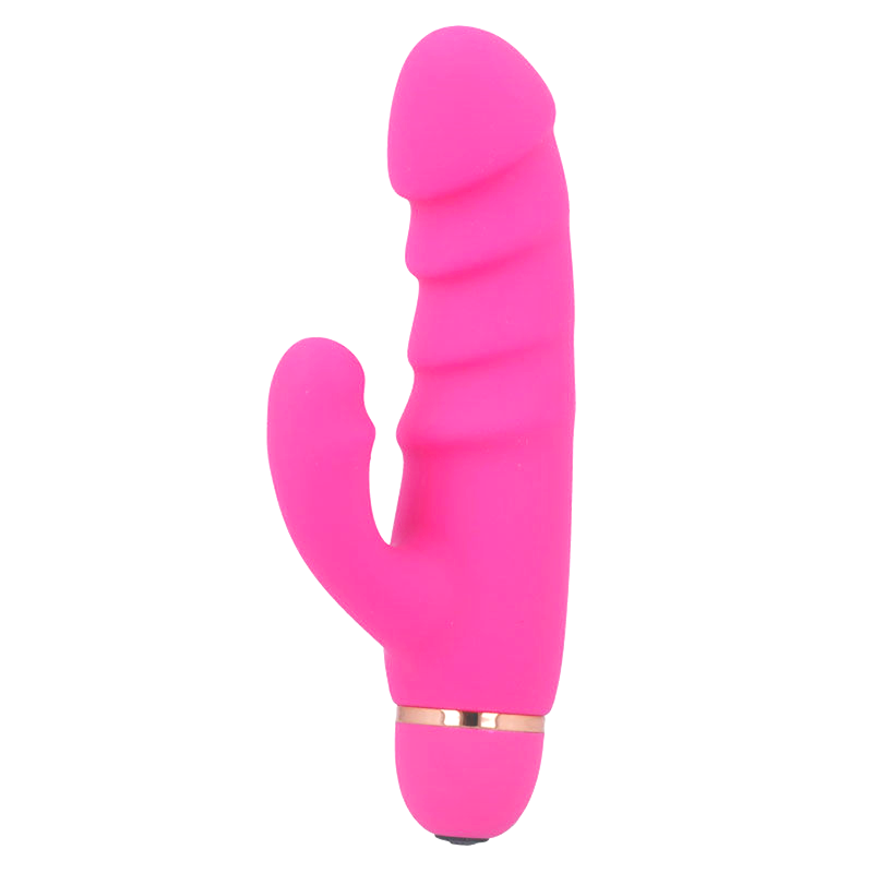 Vibratore Clitoride Intense Rosa Silicone — 20 Velocità