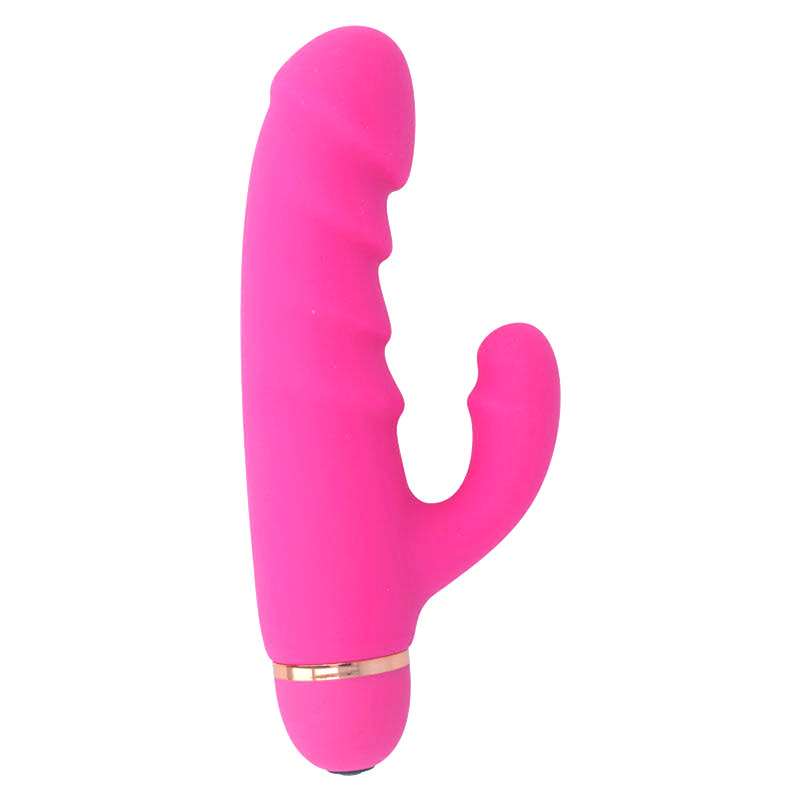 Vibratore Clitoride Intense Rosa Silicone — 20 Velocità