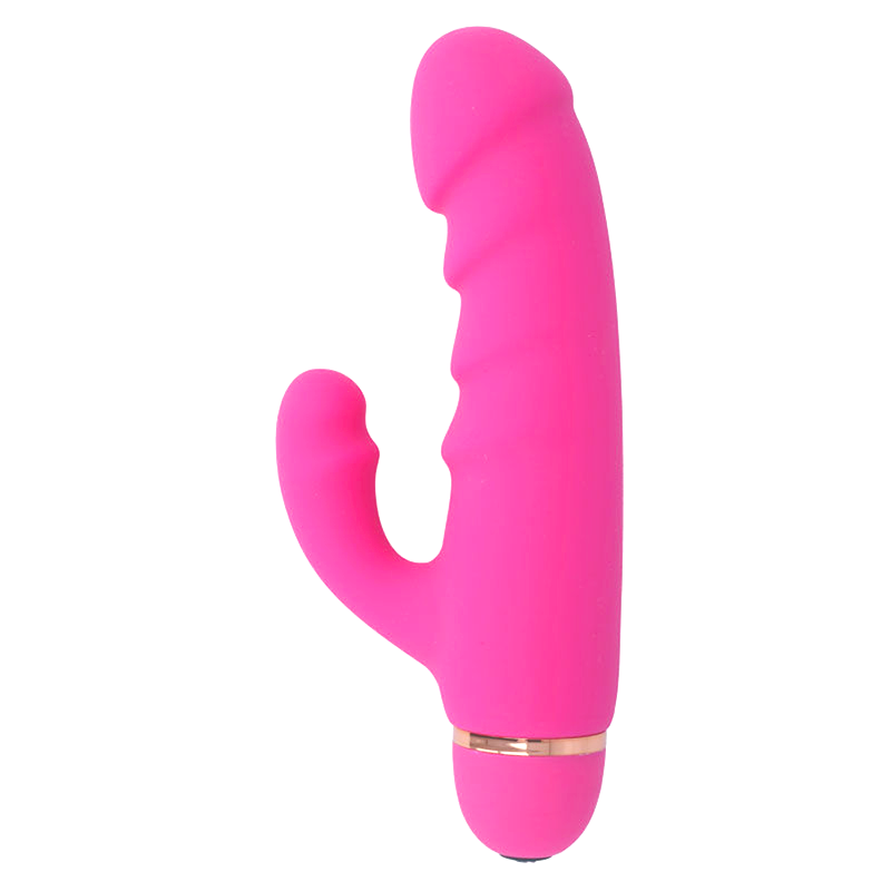 Vibratore Clitoride Intense Rosa Silicone — 20 Velocità