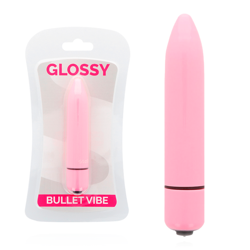 Vibratore Tascabile Glossy Thin Vibe — ABS, 87×18 mm Rosa