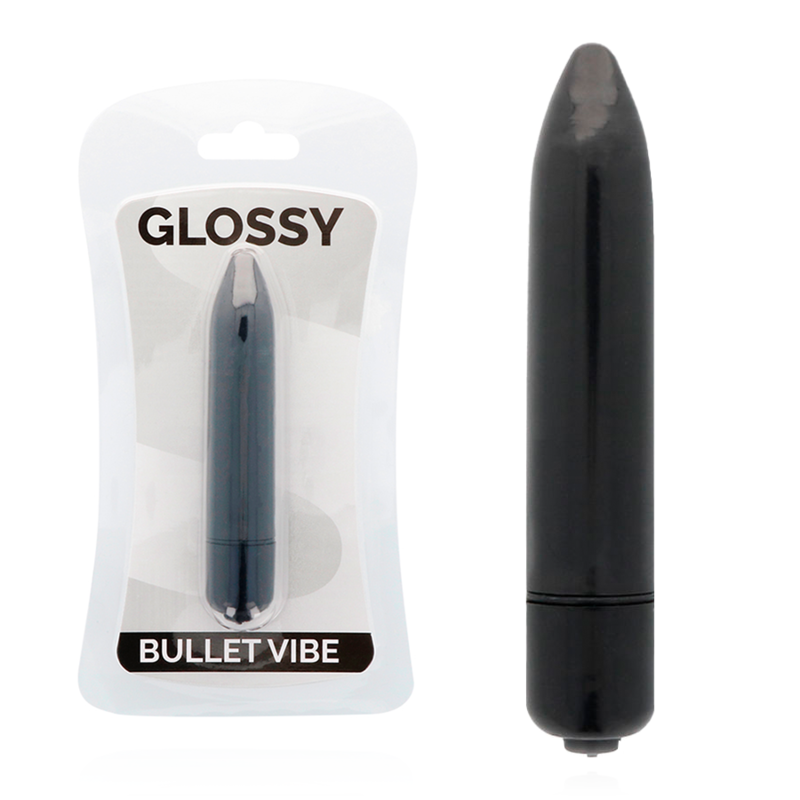 Vibratore Sottile Glossy Nero Vibe — ABS, 17.500 giri/min