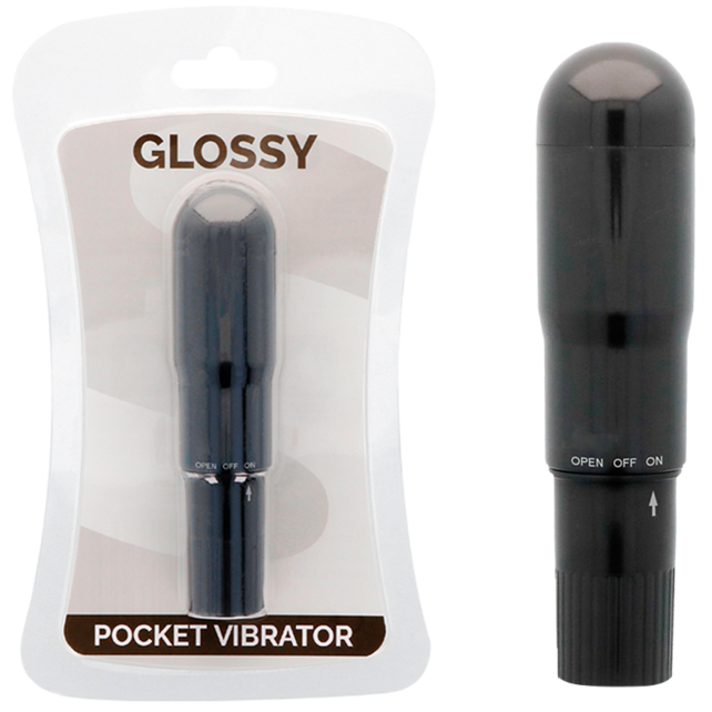 Vibratore Tascabile Glossy Brilliant — ABS, 10,7 cm