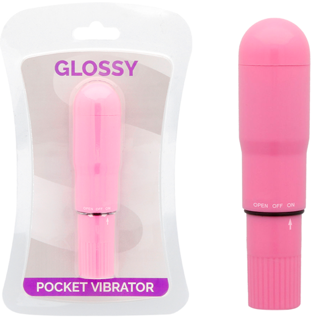 Vibratore Tascabile Glossy Brilliant — ABS, 10,7 cm