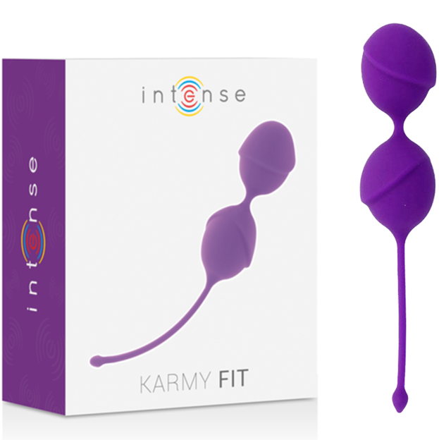 Palline Kegel in Silicone Intense Karmy Fit — Lilla