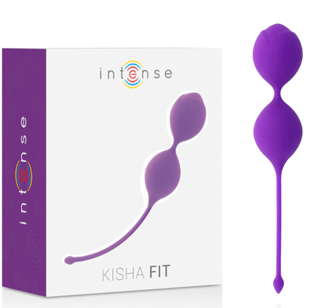 Palline Kegel in Silicone Intense Kisha Fit — Lilla