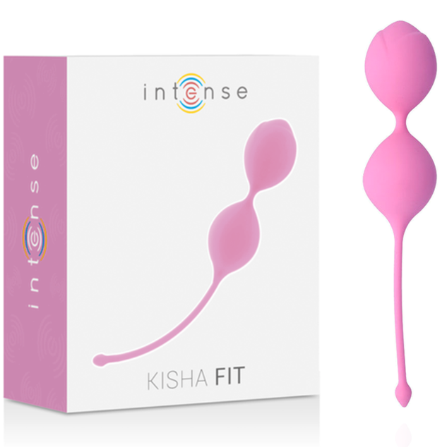 Palline Kegel in Silicone Intense Kisha Fit — Rosa