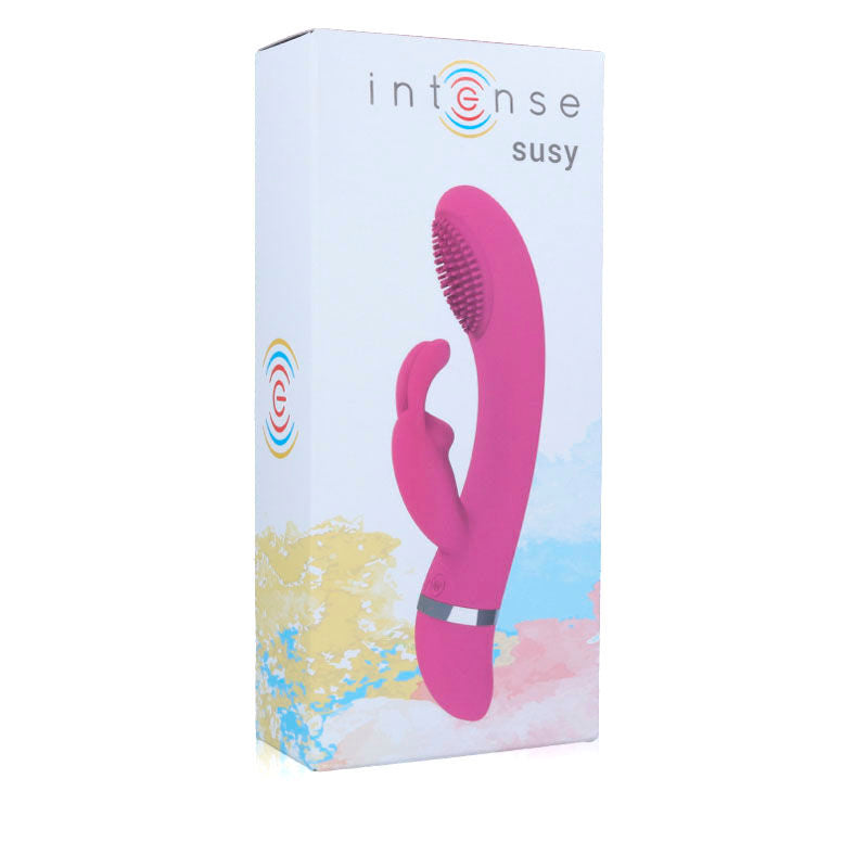 Vibratore Rabbit Intense Susy — Silicone, 7 Modalità