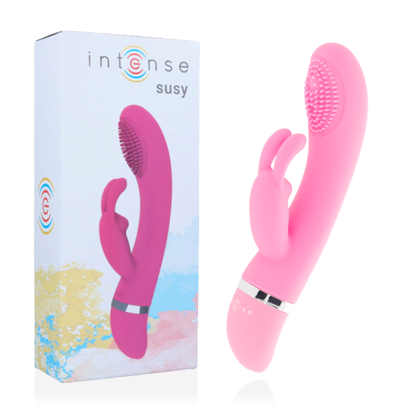 Vibratore Rabbit Intense Susy — Silicone, 7 Modalità
