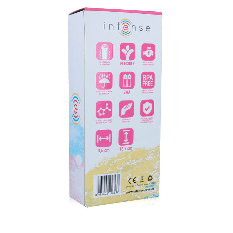 Vibratore Rabbit Intense Leo — Silicone, 30 Modalità, Rosa