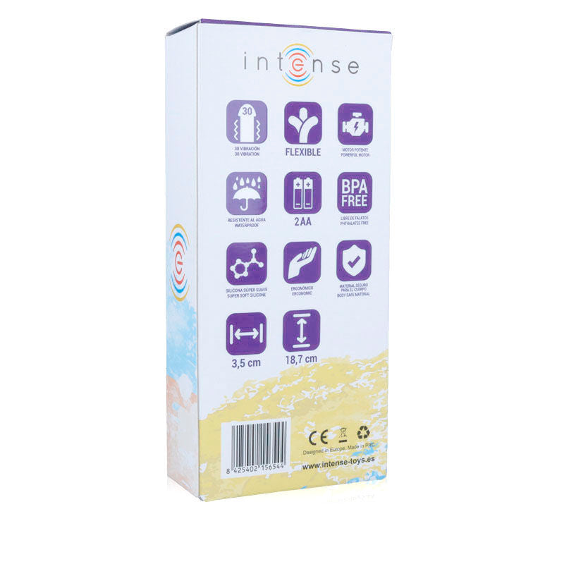 Vibratore Flessibile Intense Leo — Silicone, 30 Modalità, Lilla