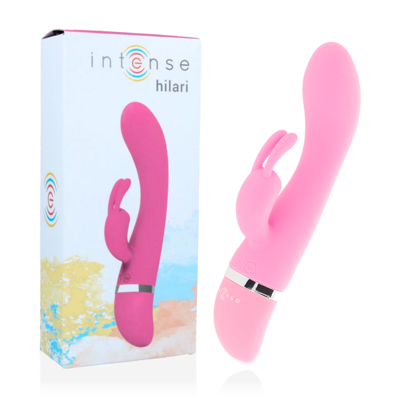 Vibratore Rabbit Intense Hilari — Silicone, 30 Modalità