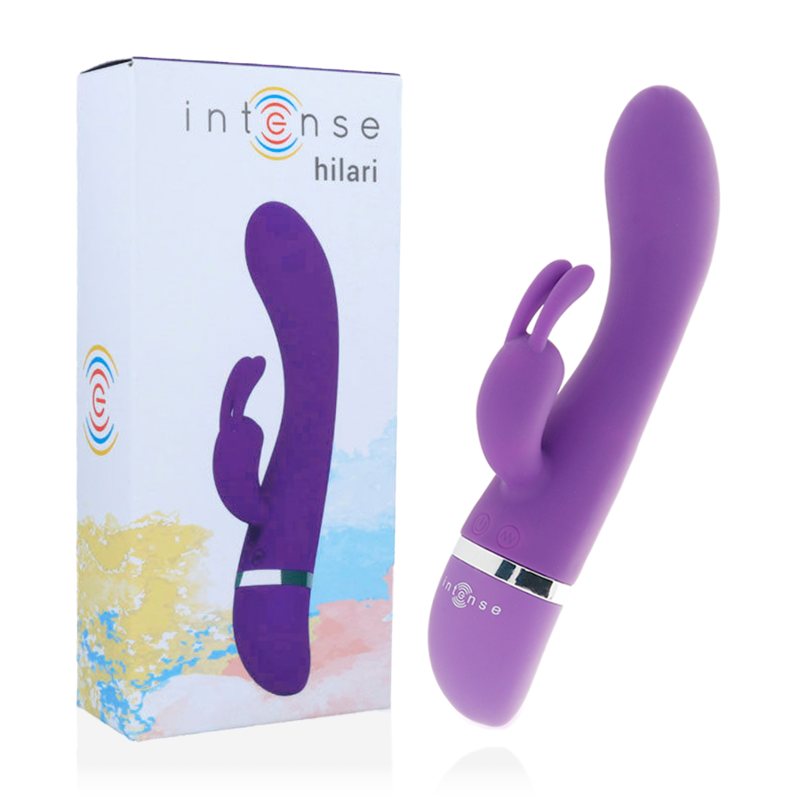 Vibratore Rabbit Intense Hilari — Silicone, 30 Modalità, Lilla